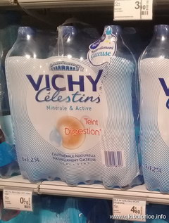 Цены на продукты в супермаркете в Париже, Бутылированная вода